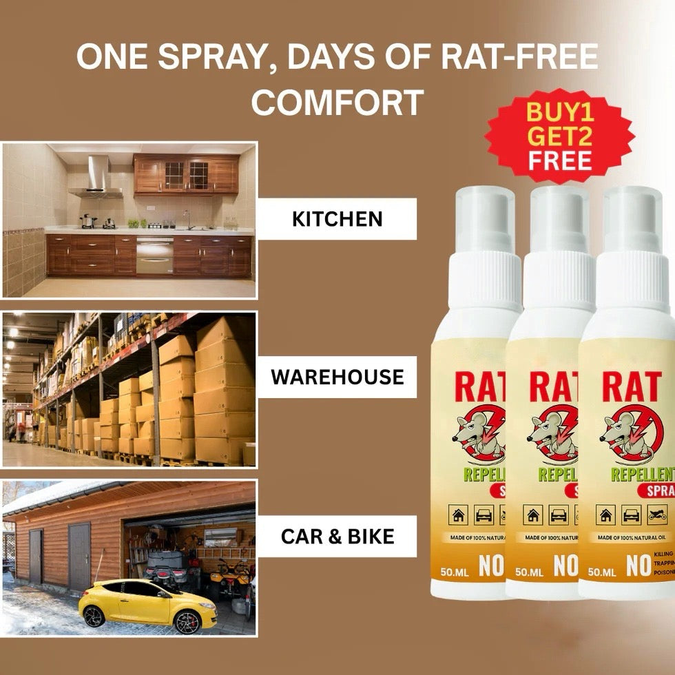 Rat Repellent Spray Buy 1 Get 2 Free!